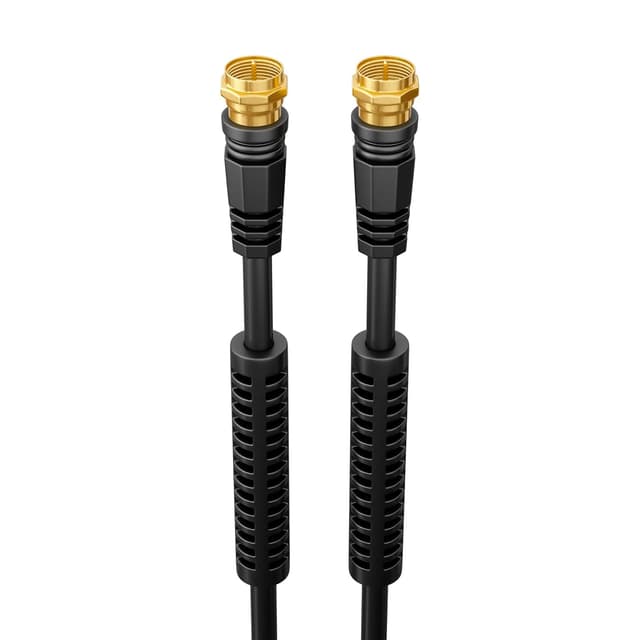 Detalle de HB-DIGITAL SAT TV Antennenkabel 20 m – Koaxial für HDTV/4K/8K, DVB-S/DVB-S2 & DAB – mit Mantelstromfilter