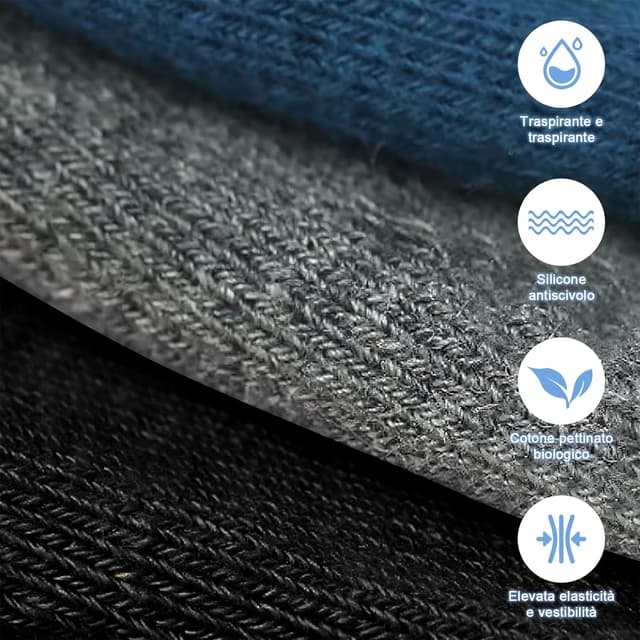 Detalle de NHDDGR Calzini Pilates Donna antiscivolo con cinturino elastico (3 paia), taglia unica EU 35–40