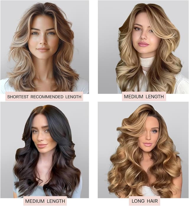 Thumbnail 5 de BLINKEEN Jumbo Heatless Hair Curler Set (Satin Overnight Curls) — Jumbo Heatless Curl Headband, Brown