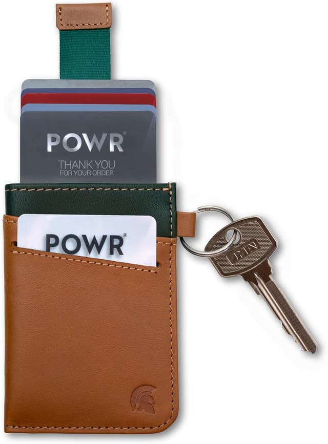 Thumbnail 6 de POWR Pull Up Slim Wallet leather RFID minimalist card holder (up to 5 cards)