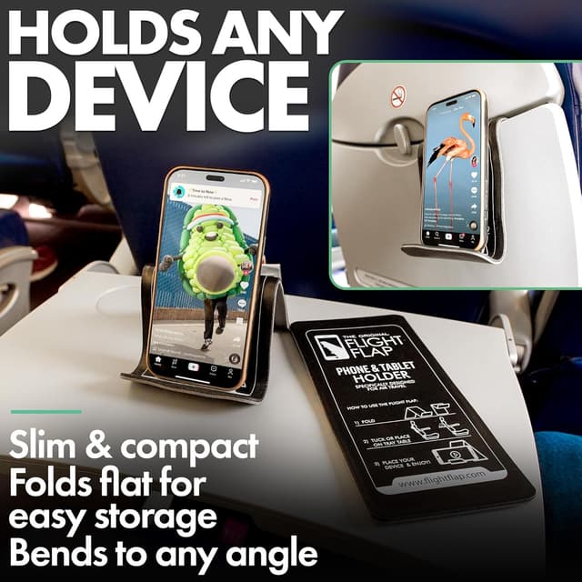 Detalle de Flight Flap Airplane Phone Holder for Travel