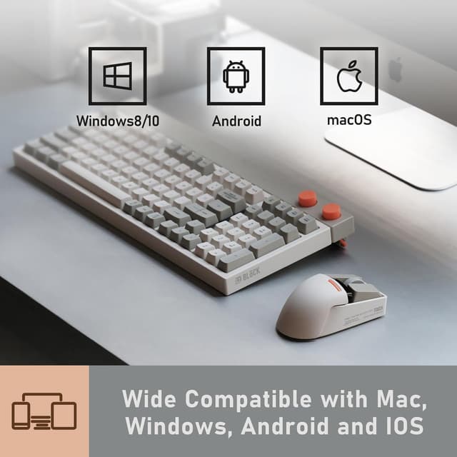 Detalle de LOFREE kabellose Bluetooth-Maus mit OLED-Display & 4.000 DPI (Mac & Windows)