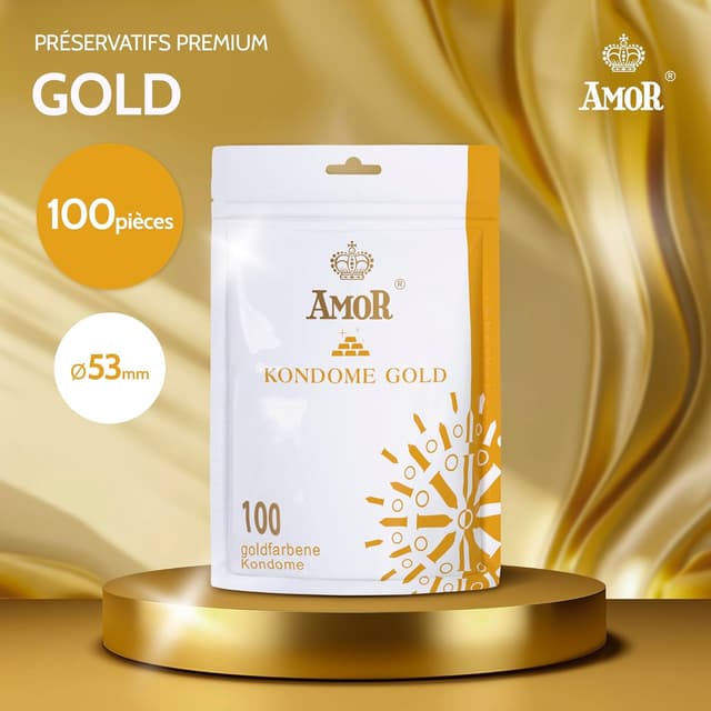 Thumbnail 1 de AMOR Premium Gold Ø 53 mm Lot de 100
