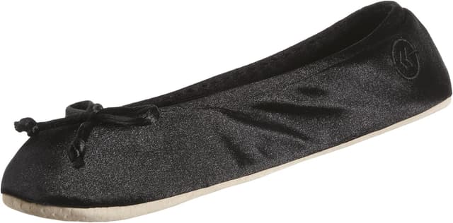 Detalle de isotoner Satin Ballerina Slippers, stretch fit