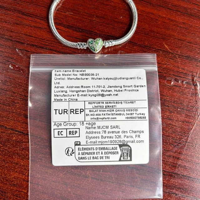 Thumbnail 6 de BOIGEGU Armband Damen versilbert mit Herz- und Schlangen-Gliedern (925er Silber, 19 cm)