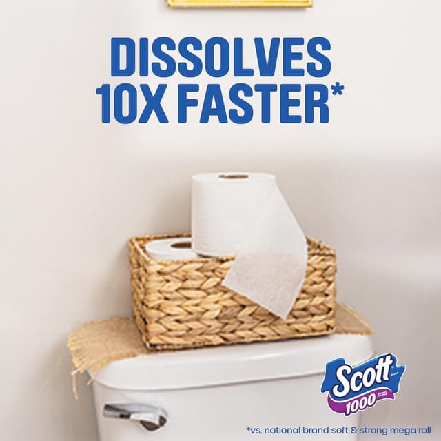 Detalle 2 de Scott 1000 1-Ply Trusted Clean, 32 Rolls