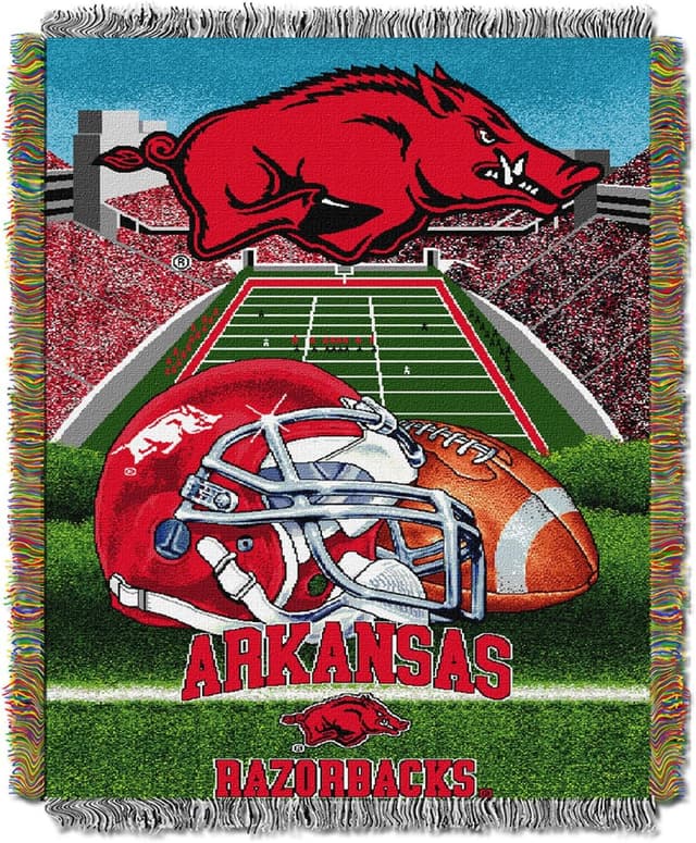 Thumbnail 6 de Officially Licensed NCAA “Home Field Advantage” Woven Tapestry Throw Blanket, 48" x 60