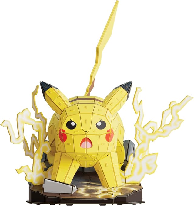 Thumbnail 6 de 4D Build Puzzle 3D Pokémon – Maquette Pikachu (201 pièces) à construire et exposer