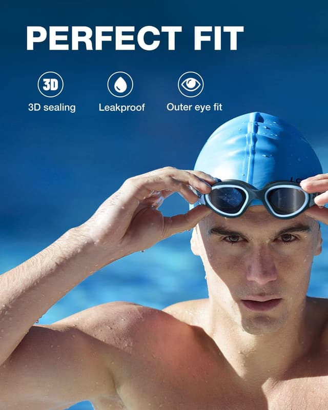 Detalle de ZIONOR G1 polarisierte Schwimmbrille (beschlagfrei) für Unisex & Erwachsene