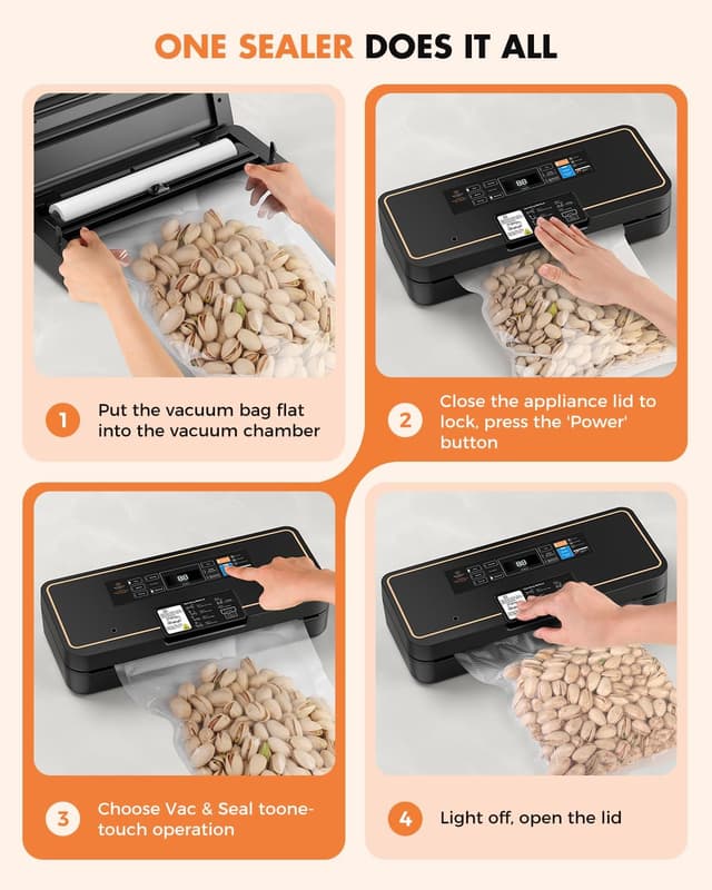 Thumbnail 6 de UPRUBE Vacuum Sealer 95 kPa 🍽