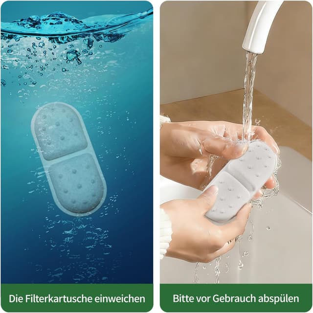 Detalle de APAUK Ersatzfilter & Schwämme für Katzen- und Trinkbrunnen aus Edelstahl (8+8) – kompatibel mit APFSS-3201