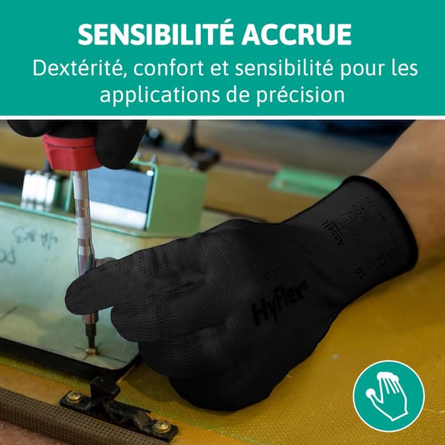 Thumbnail 4 de Ansell HyFlex gants de travail 12 paires