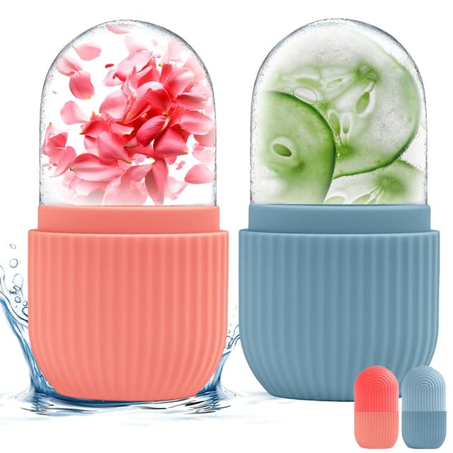 Detalle de flintronic Ice Roller 2er Set Gesichts Eisroller