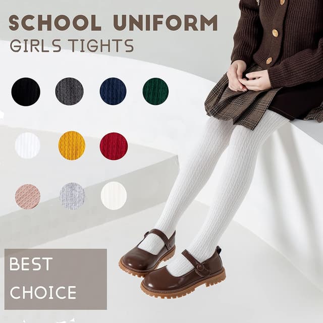 Detalle 2 de Marchare baby tights, cable knit 2-10 years