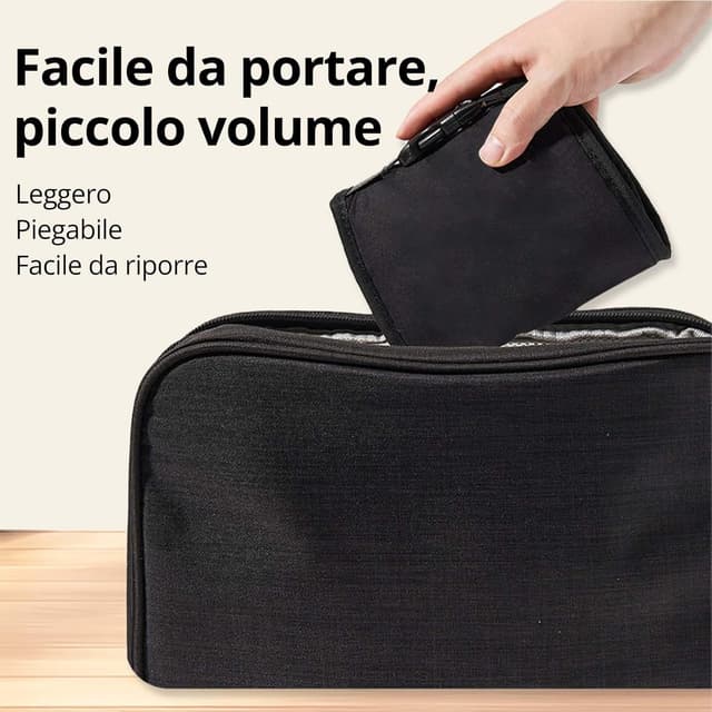 Detalle de JOYNCLEON Portabebè Sling con design estendibile e regolabile fino a 20 kg (ASTM, PLUS-Nero)