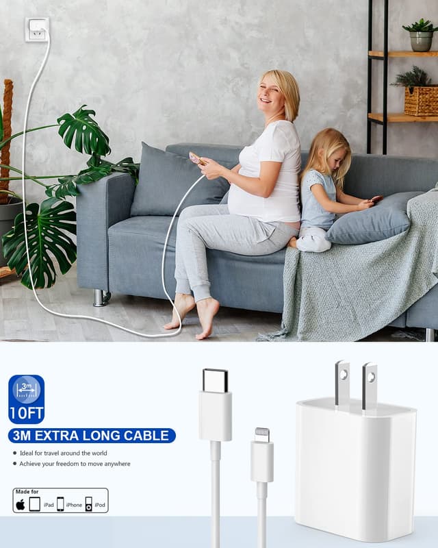 Thumbnail 6 de iPhone Fast Charger 10ft USB‑C to Lightning cable