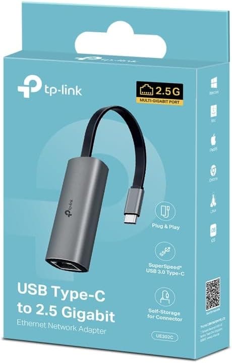 Detalle de TP-Link UE302C USB-C 2.5GbE Adapter