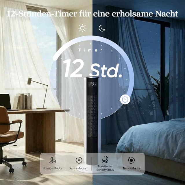 Thumbnail 6 de LEVOIT Turmventilator mit 92 cm Höhe