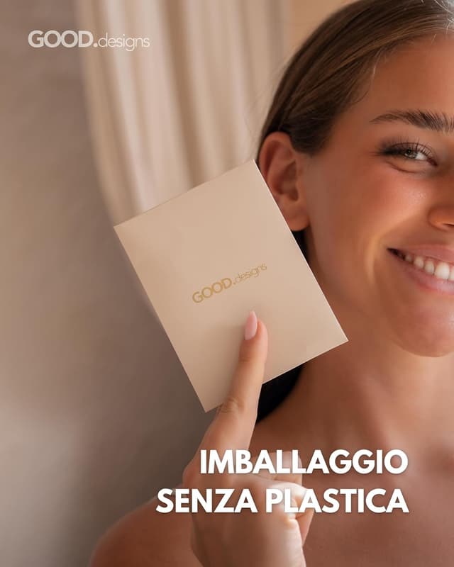 Detalle 2 de GD GOOD.designs Collana Lettera Oro Bubble A–Z con iniziale in acciaio inox placcato oro 18K