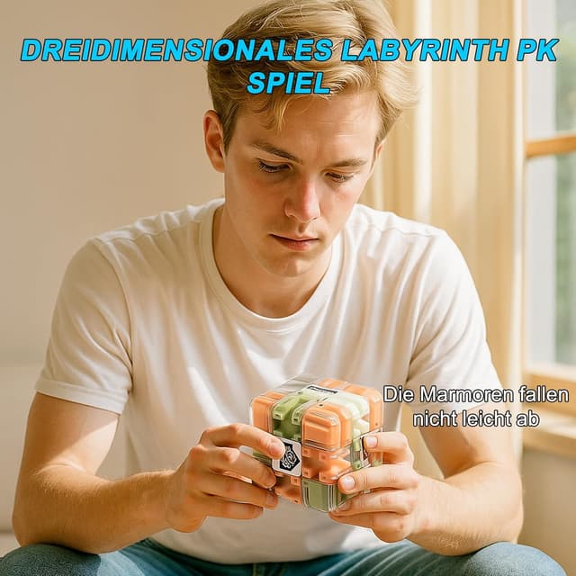 Thumbnail 4 de Large Zauberwürfel 3D Labyrinth Puzzle 8,5 cm