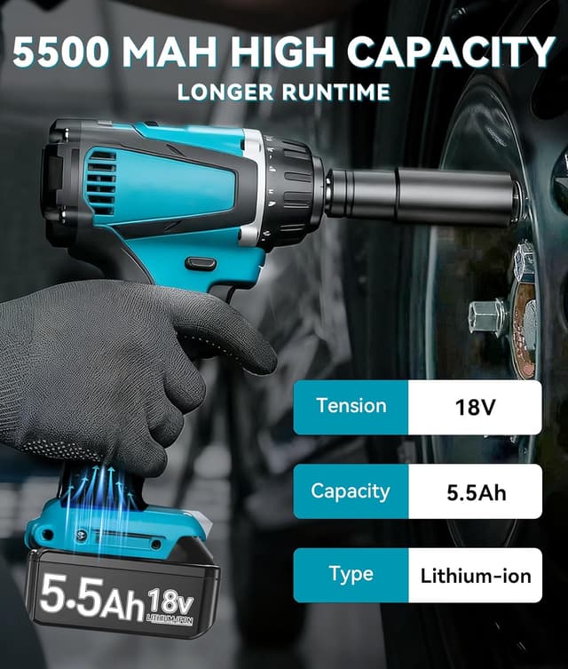 Thumbnail 1 de Makita 18V 5500mAh Upgrade Battery
