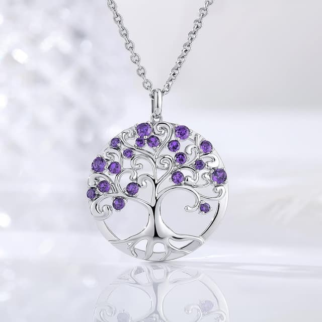 Thumbnail 1 de jiamiaoi Baum des Lebens Halskette 29 mm