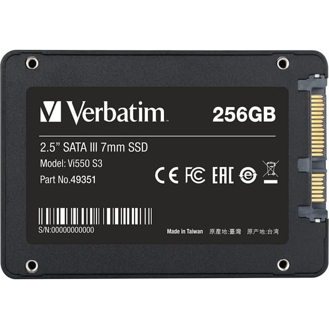 Detalle 2 de Verbatim Vi550 S3 SSD 256 GB 2,5" SATA