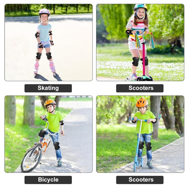 Detalle 1 de Inkidio Knieschützer-Set für Kinder 6-teilig