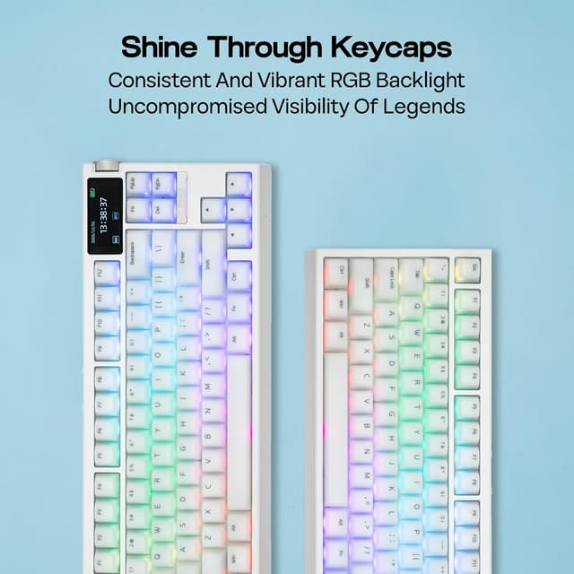 Thumbnail 3 de EPOMAKER AegisSil Silicone Cherry Keycap Set 113