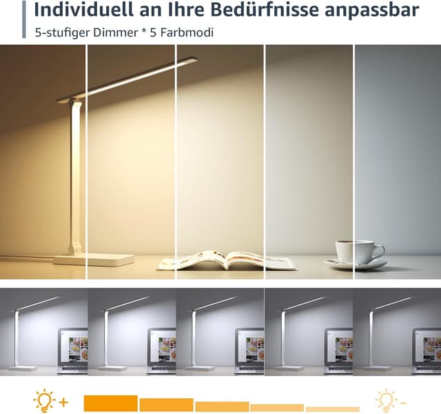 Detalle 2 de Lepro Schreibtischlampe 800LM Tischlampe