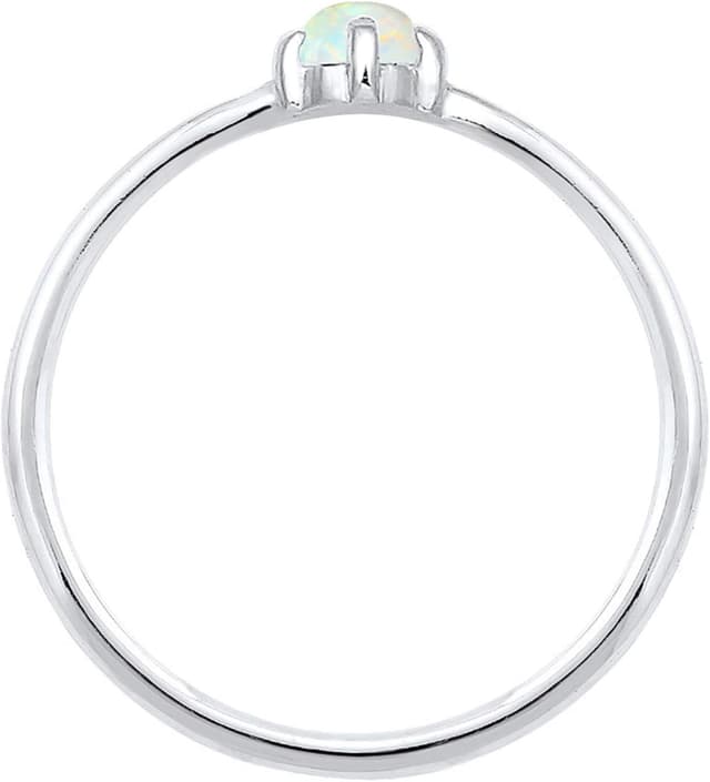 Detalle de Elli Damen Ring Bandring 925 Sterling Silber