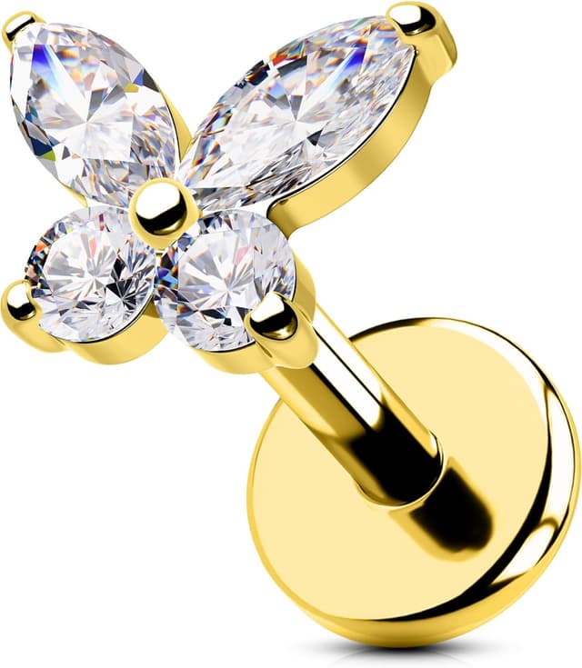 Thumbnail 6 de OUFER Boucles piercing lèvres 18G 6/8mm