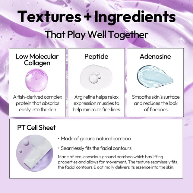 Detalle de LAPCOS Collagen Sheet Mask, 5-Pack