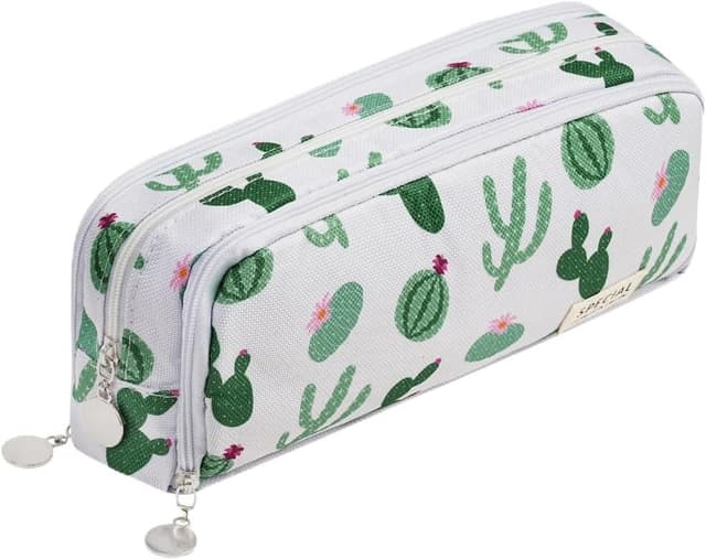 Detalle de Large Capacity 3-Compartment Pencil Case (Oxford cloth) – OFFCUP pencil pouch
