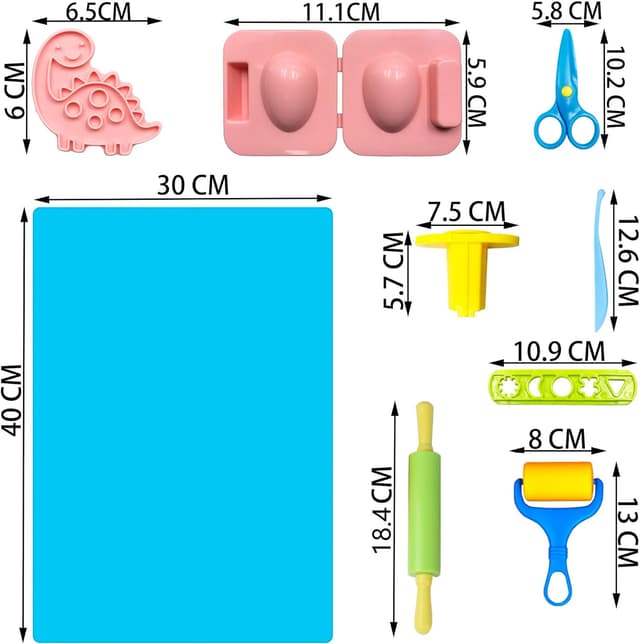 Thumbnail 5 de VAIYNWOM Knete Zubehör 47 Stück