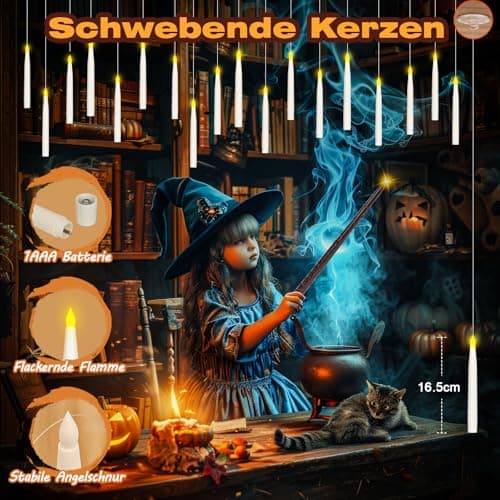 Thumbnail 2 de Bougies flottantes avec télécommande 12 pcs ⚡