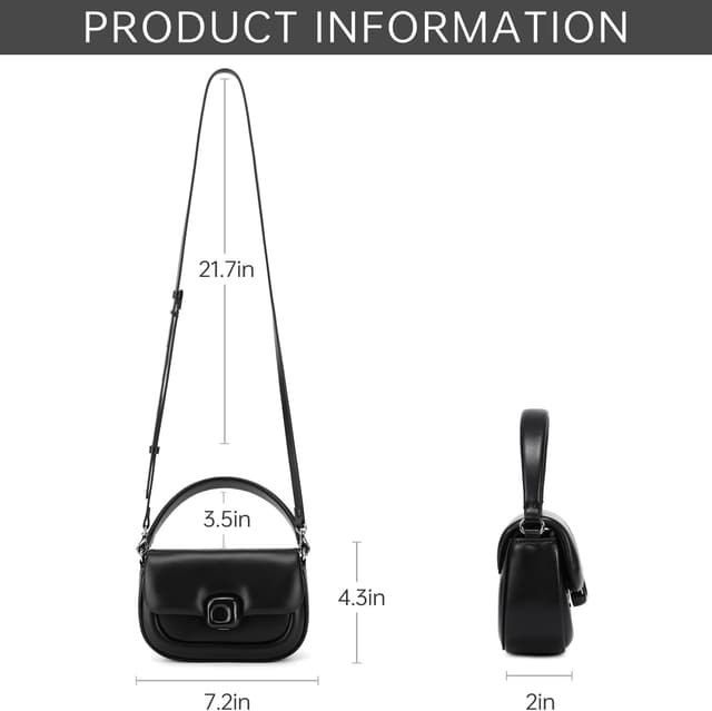 Detalle 2 de LA'FESTIN Süße Mini Handtasche Leder Crossbody