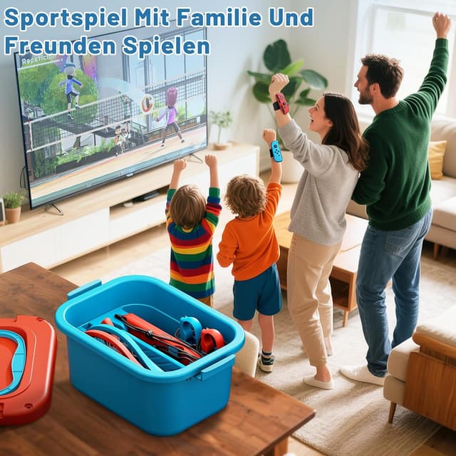 Thumbnail 6 de Deruitu 15‑in‑1 Sportzubehör Set für Nintendo Switch