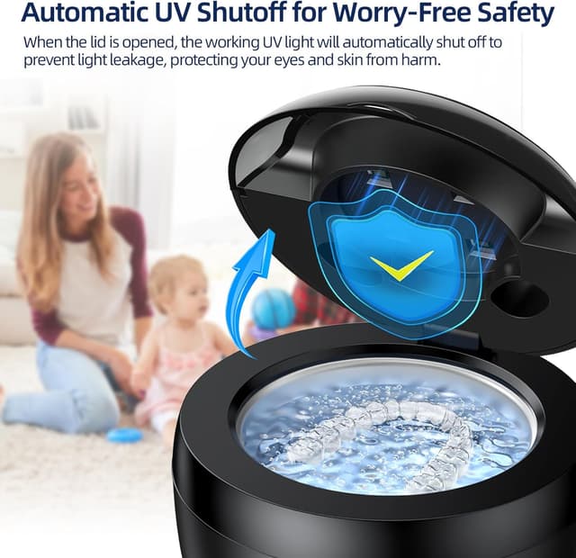 Thumbnail 5 de Opilea 45kHz Retainer Cleaner 4‑Mode 🦷