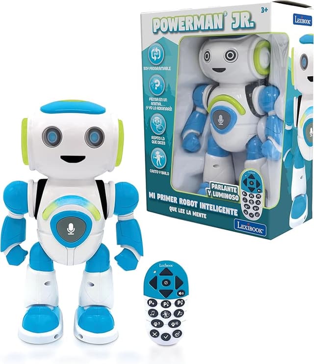 Detalle de LEXIBOOK Powerman Jr. Robot interactivo programable 🤖