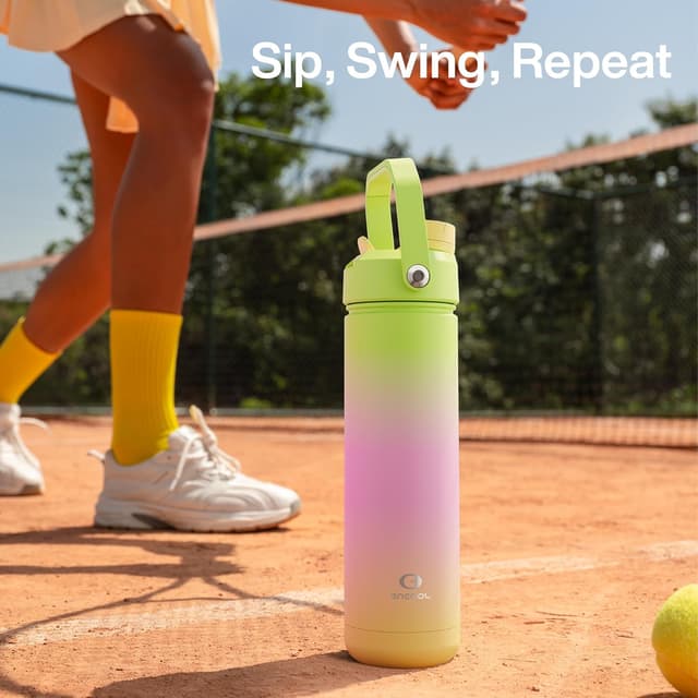 Thumbnail 6 de ENCOOL Insulated Water Bottle with Straw Morning Dew