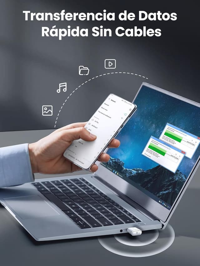 Thumbnail 6 de UGREEN USB Bluetooth 5.0: Dongle Versátil para PC