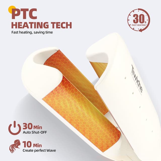 Detalle 2 de Tiwiche S-shaped curling iron 38mm