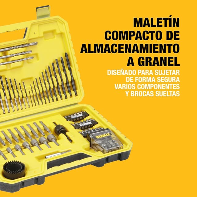 Thumbnail 5 de DEWALT DT71563-QZ Juego de taladros mixtos 100 piezas