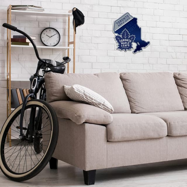 Detalle de Rico Industries NHL Pennant Shape Cut Pennant (Felt, EZ to Hang) for Living Room & Man Cave Decor