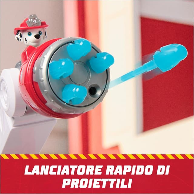 Thumbnail 6 de Paw Patrol Fire Rescue: Camion dei Pompieri a caricamento rapido con Marshall, luci e suoni (3+ anni)