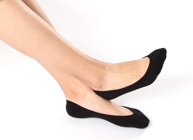 Detalle de JaosWish Women No Show Socks – Ultra Low Cut Liner Socks (6 Pairs) with Anti-Slip Gel