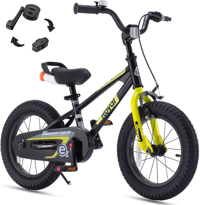 Detalle de RoyalBaby EZ Kids Bike (12–20 Inch) Balance-to-Pedal 2-in-1 Training Bicycle for Ages 3–12