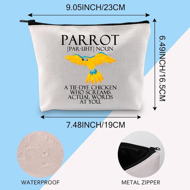 Thumbnail 1 de Parrot Makeup Bag Macaw Lover Cosmetic Bag