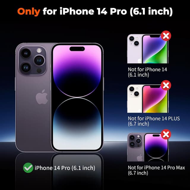 Detalle de zapica Magnetic Case for iPhone 14 Pro (MagSafe Compatible) — Dark Purple Translucent Matte Protection